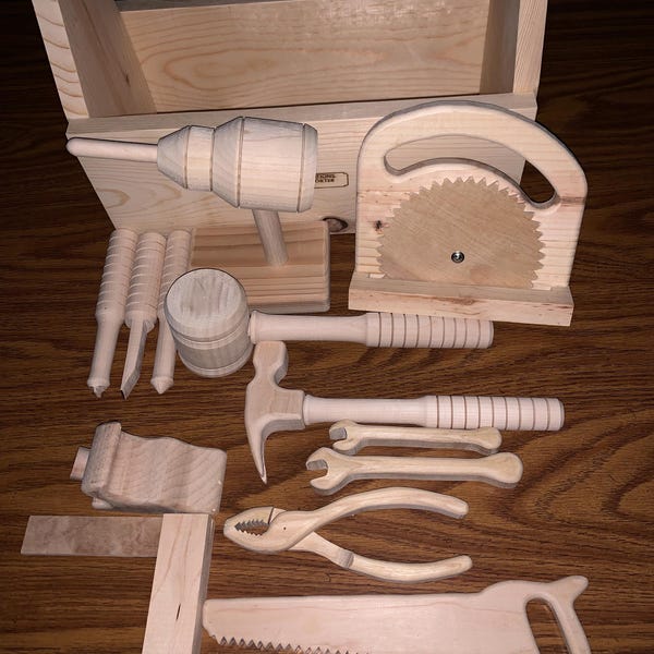 Wooden Tools Toy Set