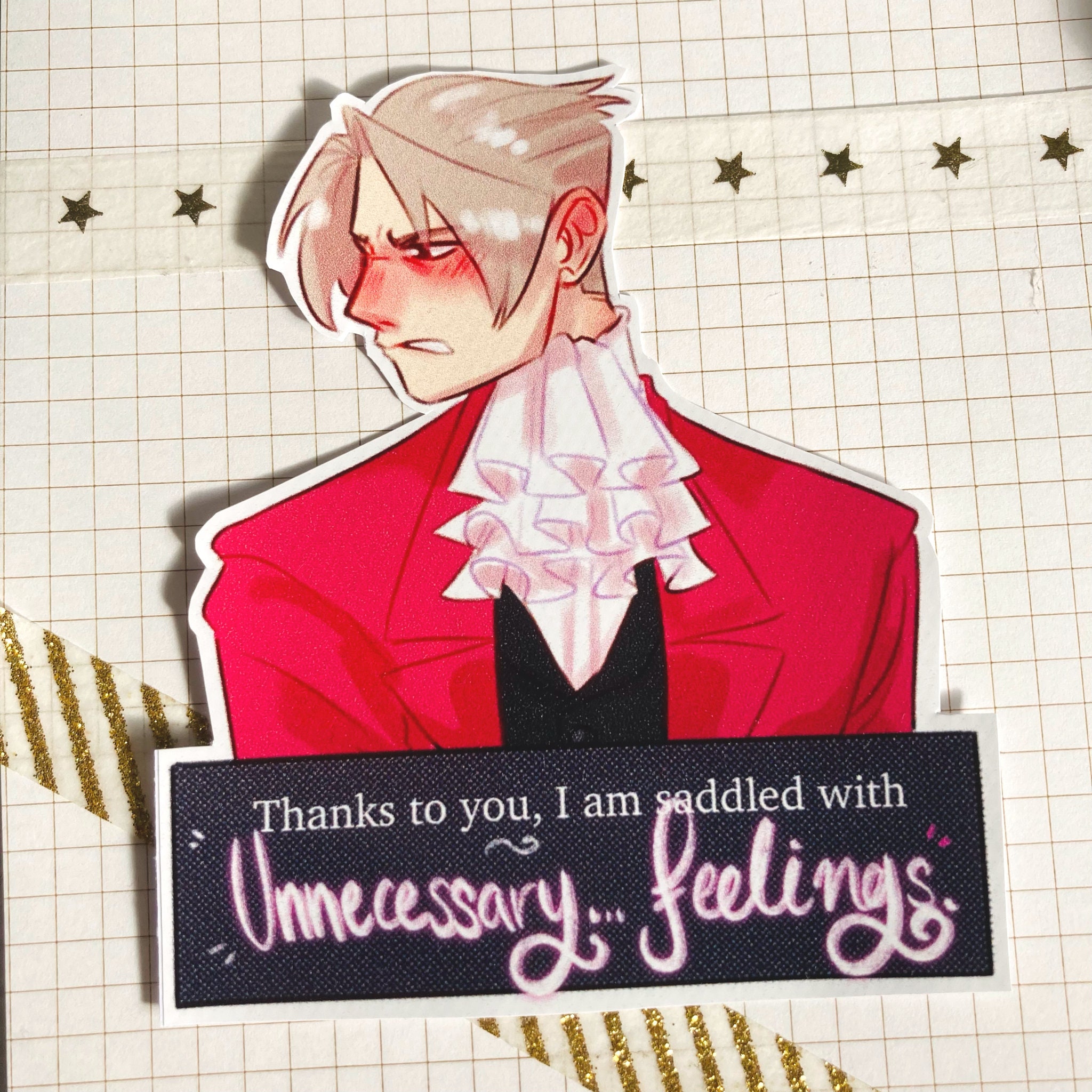 Unnecessary Feelings sticker Etsy