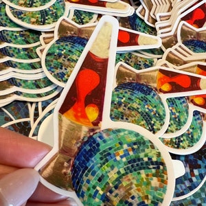 Disco Ball/Lava Lamp Sticker