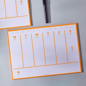 Wochenplaner *Neonorange*
