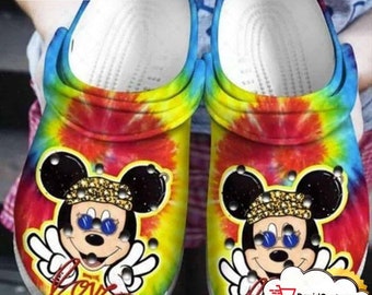 Neue Hippie Mickey Mouse Clogs Schuhe, klassische Clogs für Männer, Frauen und Kinder, lustige Clogs Schuhe, Sandale, Geburtstagsgeschenk