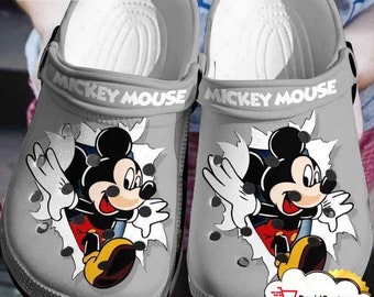 Mickey Mouse Clog Shoes, Classic Clog For Men Women and Kid, Funny Clogs Shoes, Sandal, Birthday Gift