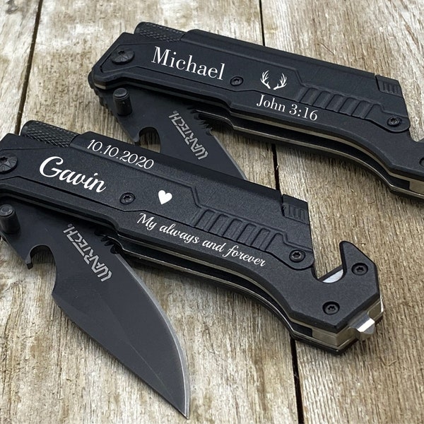 Personalized Mens Pocket Knife Boyfriend Gift Engraved Custom Knife Mens Gift Gifts for Men Anniversary Gifts for Boyfriend, Gift for Him