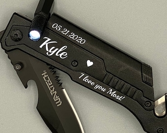 Mens Personalized Gifts Husband Gift For Him, Personalized Gift For Men Engraved Pocket Knife Boyfriend Gifts for Men Personalized Knife