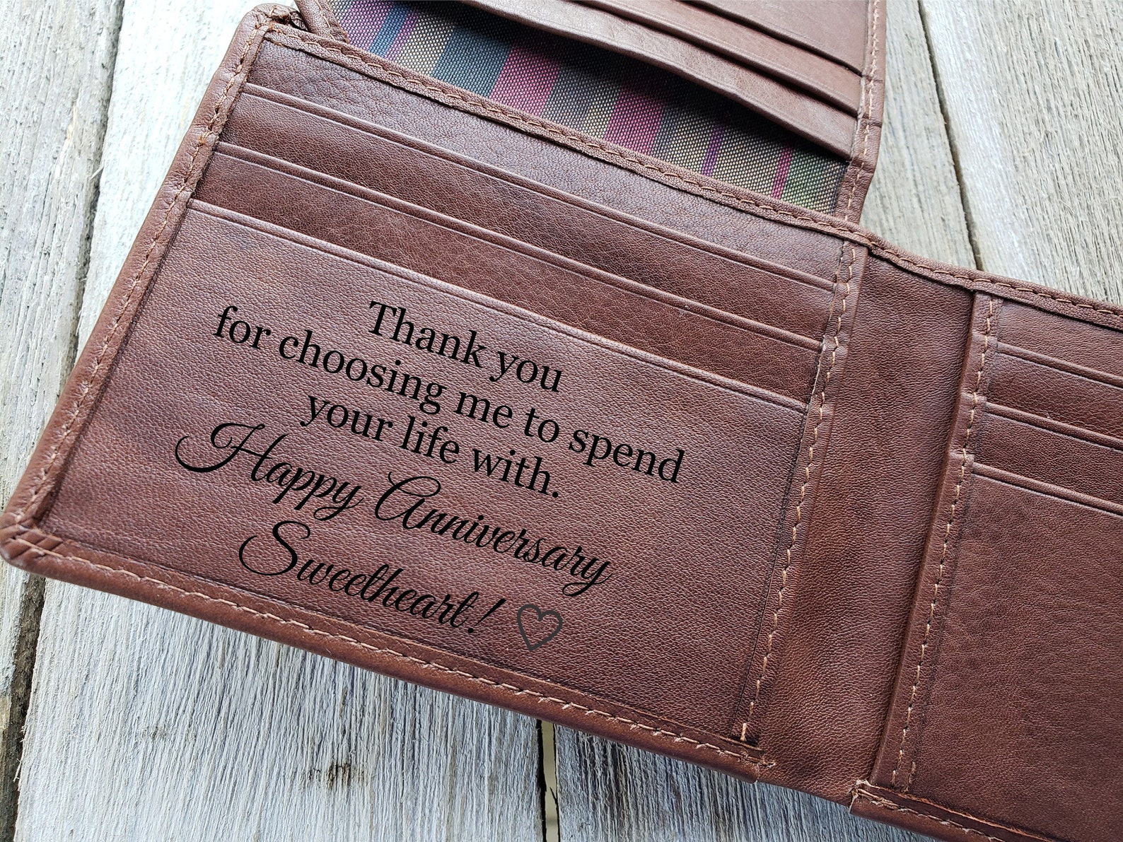 Personalized Mens Gift For Husband Wallet Men Engraved Wallet Etsy