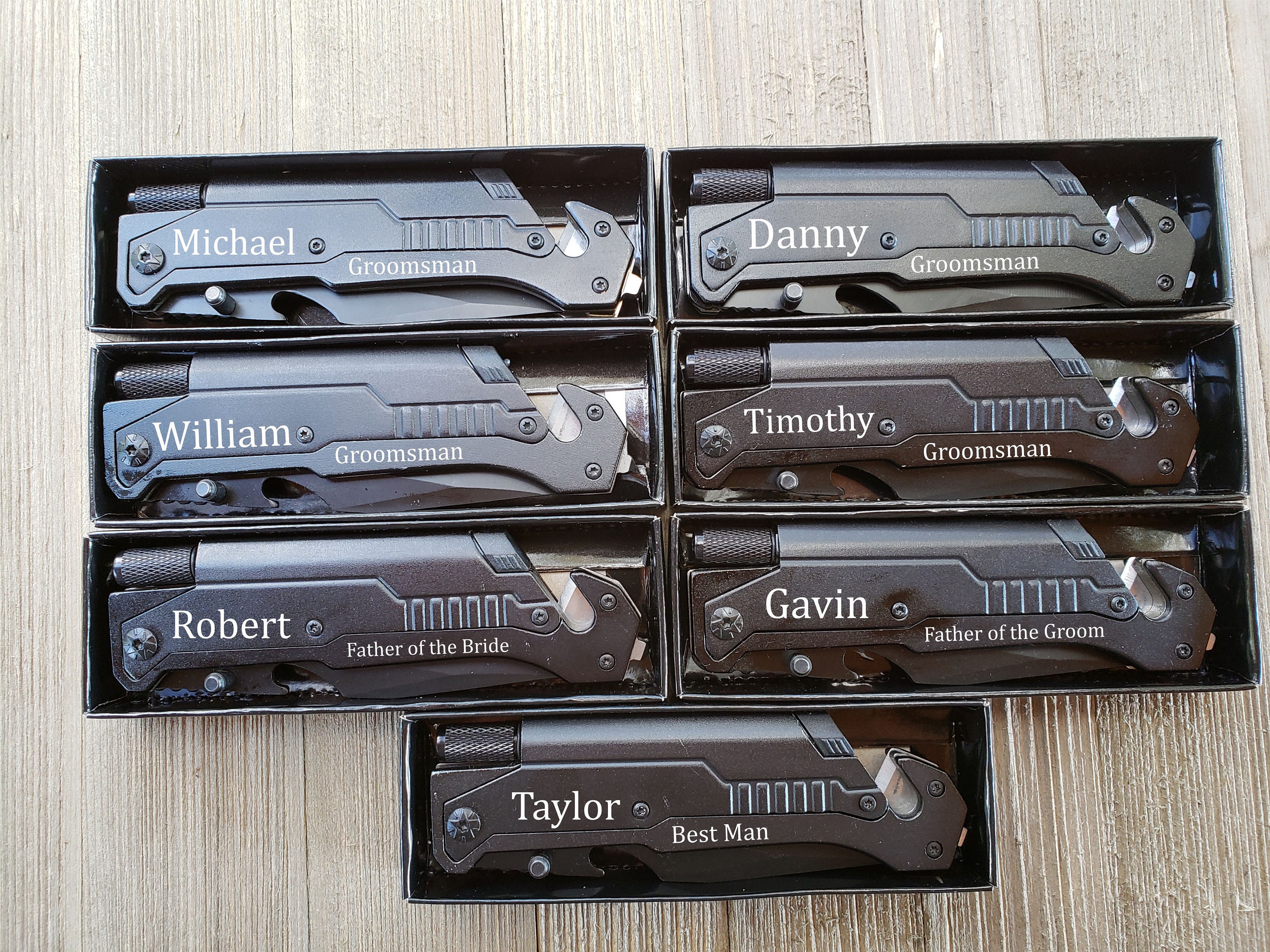 Set of 8 Groomsmen Gifts Personalized Groomsmen Gift Ideas - Etsy
