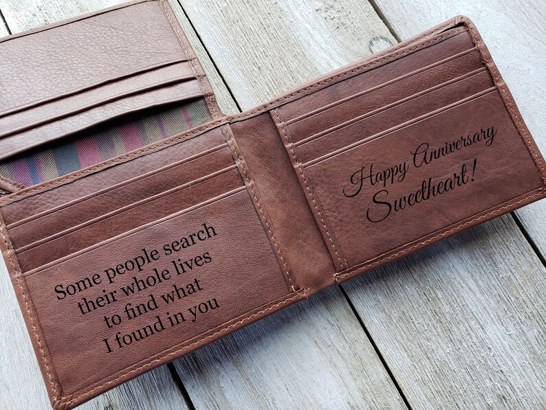 Personalized Gifts for Men Wallet Personalized Gifts for | Etsy