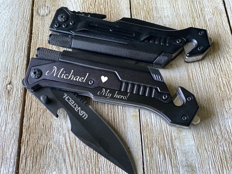 Gift For Him, Personalized Gifts For Men Gift For Husband, Boyfriend Gift, Tactical Engraved Knife For Dad from Daughter Boyfriend Gift 