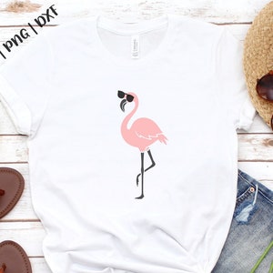 Flamingo With Sunglasses Svg Flamingo Svg Decal Svg - Etsy