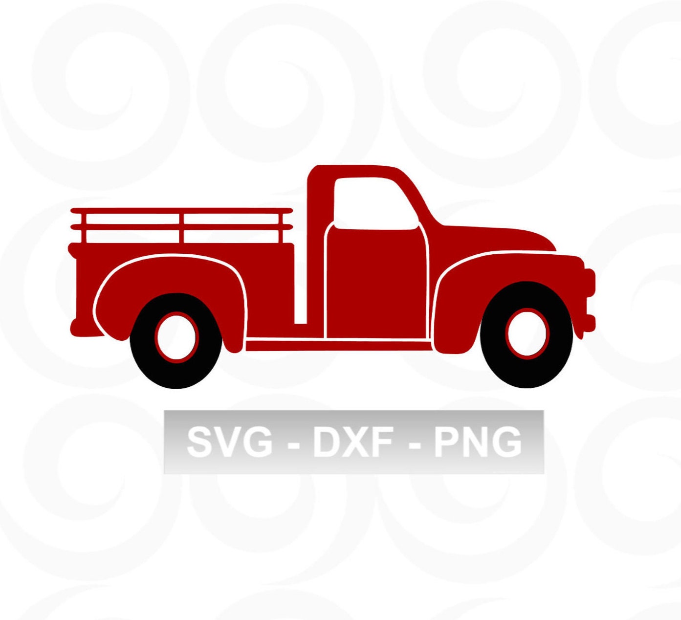 Download Truck SVG Red Truck SVG Truck Clipart Rustic Svg | Etsy