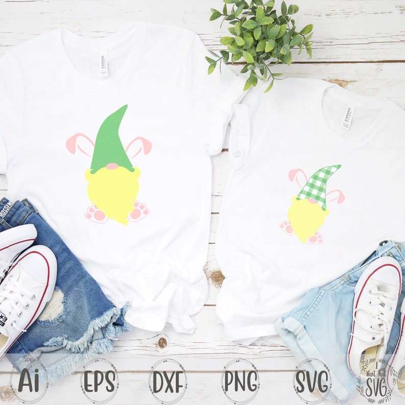 Download Easter Svg Gnome Svg Spring Svg Bunny Ears Svg Bunny | Etsy