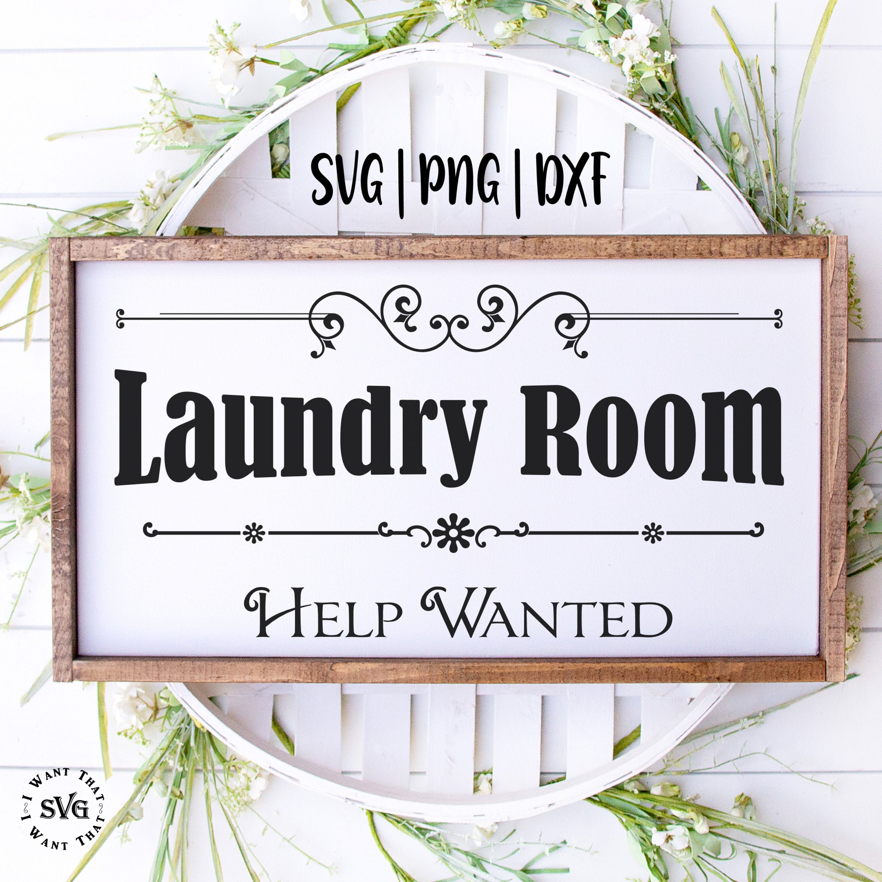 Download Laundry Room Svg Farmhouse Svg Laundry Svg Vintage Svg | Etsy