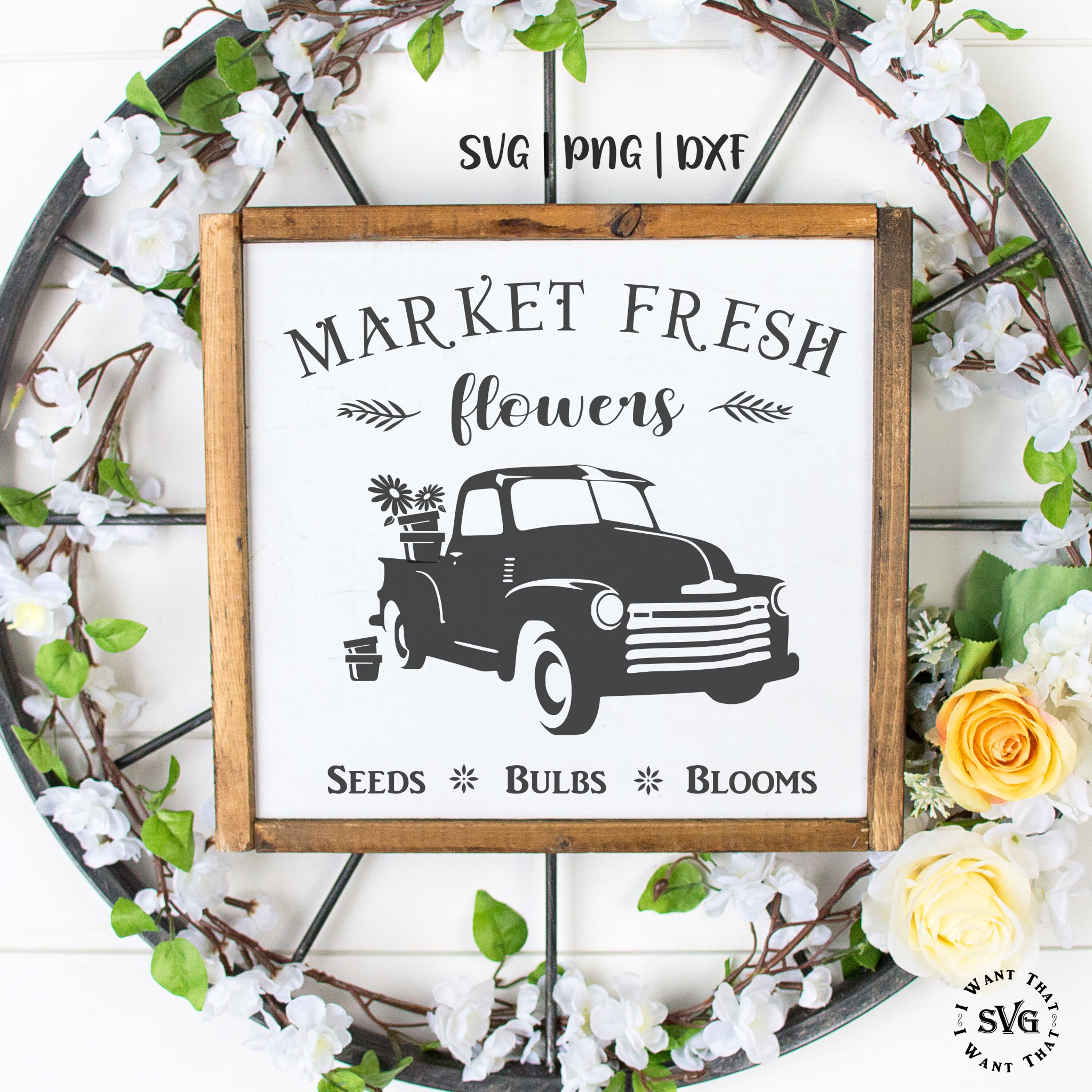 Download Market Fresh Flowers Svg Market Svg Flowers Svg Flower Market Svg Farmhouse Svg Spring Svg Summer Svg Market Sign Svg