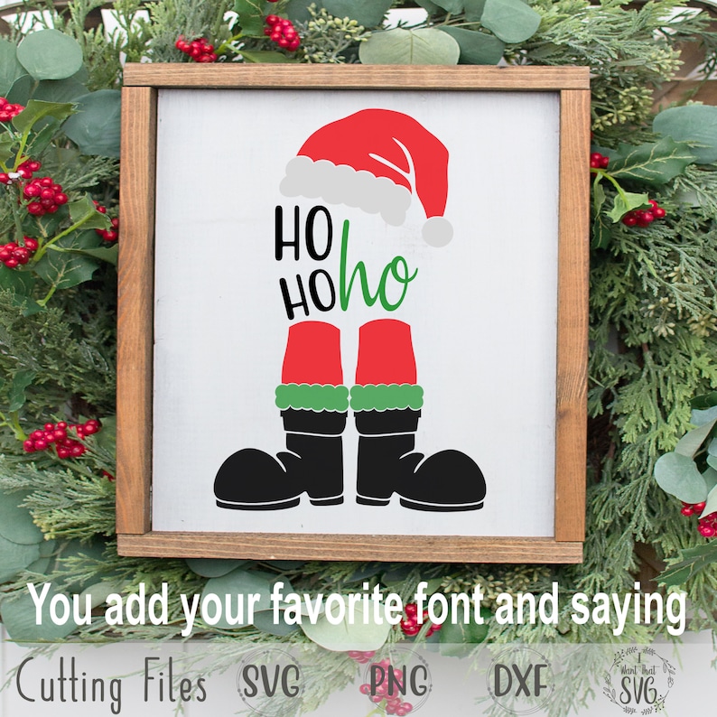 Cricut -Silhouette Santa Hat Svg Santa Boots Svg Christmas Svg Boy Santa Svg Santa Legs Svg Christmas Svg Girl Santa Claus Svg