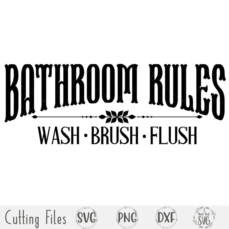 Toilet Rules SVG