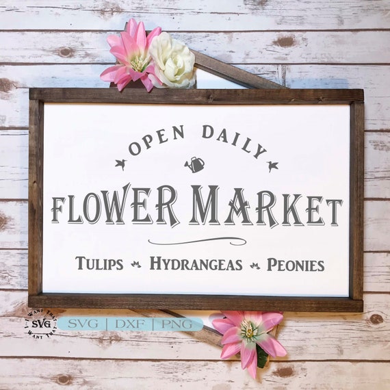 Download Market Svg Garden Svg Flower Svg Farmhouse Svg Spring Etsy PSD Mockup Templates