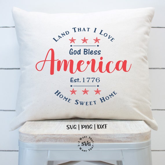 Download God Bless America Svg America Svg 4th Of July Svg Etsy