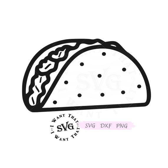 Download Taco Svg Taco PNG Taco Dxf Taco Clipart Taco | Etsy