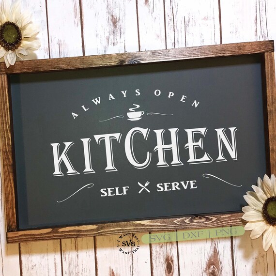 Kitchen SVG Coffee Svg Farmhouse Svg Home Svg Rustic | Etsy