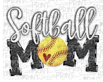 Softball Mom Png Etsy