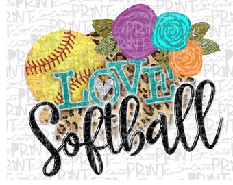 Softball Clipart Etsy