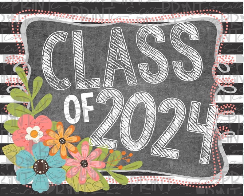 Last day of school sign Class of 2024 printable back to Etsy