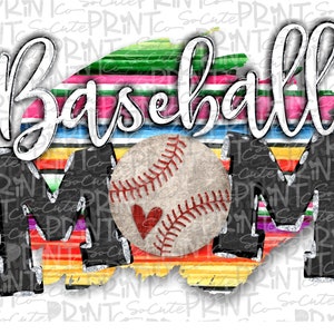 Baseball Mom, baseball clipart, transparent PNG file for sublimation, baseball mama PNG, printable, baseball shirt design, baseball clipart