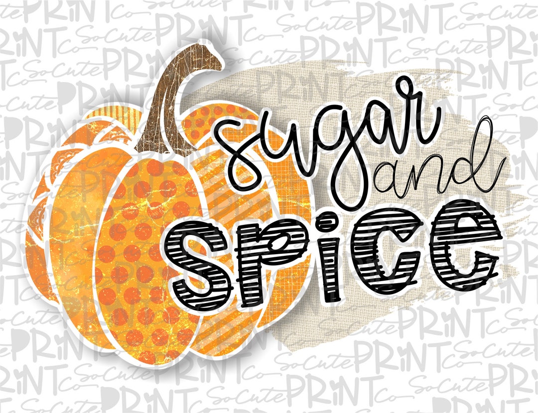 Pumpkin Clipart, Sugar and Spice, Pumpkin Spice, Transparent PNG File ...