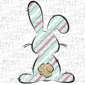 Easter, Easter bunny clipart, bunny silhouette clipart, Easter clipart, rabbit clipart, glitter Easter png file for sublimation printing