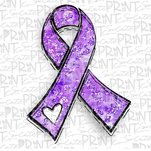 Awareness, Purple ribbon clipart, cancer awareness, png file for sublimation, Purple ribbon, Alzheimer’s, sublimation design