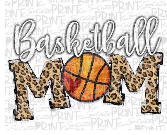 Basketball Mom Basketball Clipart Transparent PNG File for | Etsy