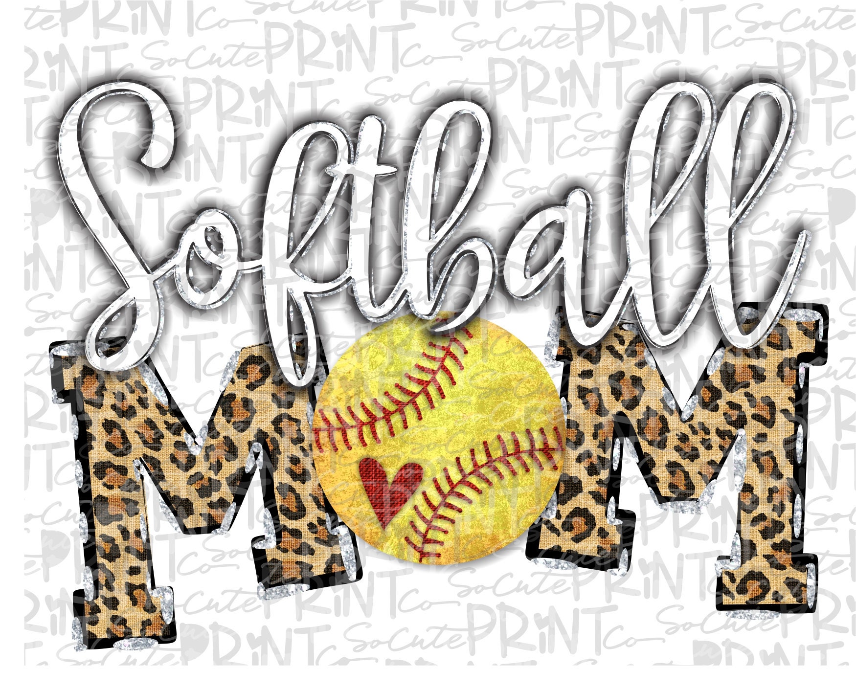Softball Mom PNG Softball Mama Png File for Sublimate Softball Mama Subli.....