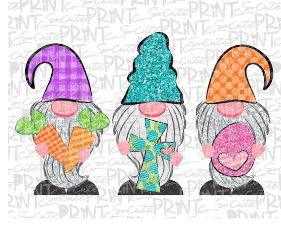 Download Easter gnome clipart 3 gnome Easter egg png file for | Etsy