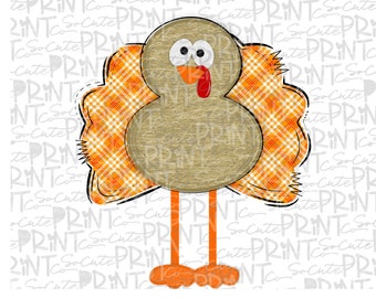 Turkey, Thanksgiving turkey sublimation design, PNG file for sublimation, Fall PNG, printable, Turkey clip art, Thanksgiving design