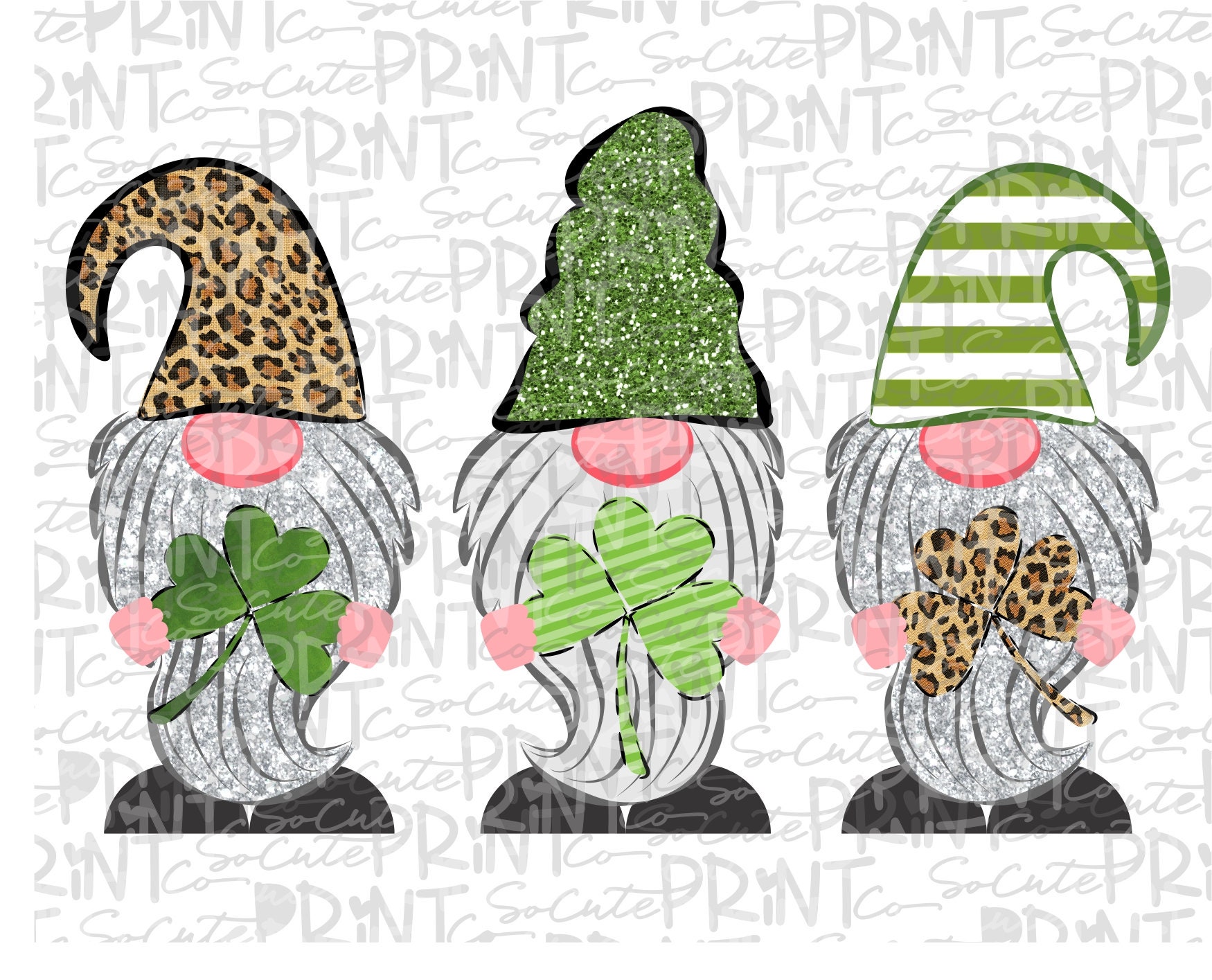 saint patrick/'s day bundle from watercolor clipart PNG and sublimation designs.