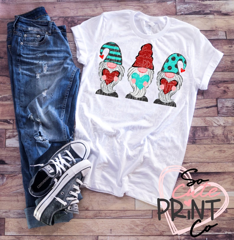 Download Valentines Day Valentine gnome trio clipart Valentine png ...