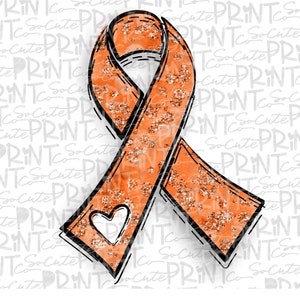 Orange Awareness Ribbon, Orange, Cancer Ribbon, Leukemia, ADHD