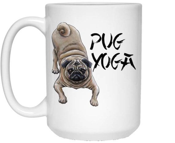 baby pug in a mug
