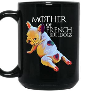 Franse Bulldog Mok, Franse Bulldog geschenken, Frenchie Gifts Koffie mok voor vrouwen, meisjes, Franse Bulldog moeder, Moeder van de Franse Bulldogs