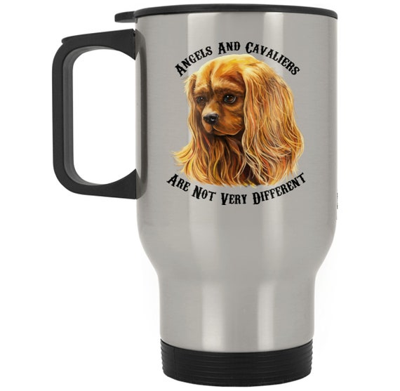 Cavalier King Charles Reusable Coffee Cup - Tri Cavalier King Charles Reusable Coffee Cup - Tri