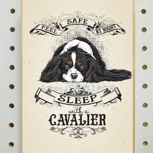 Cavalier King Charles Spaniel Tricolor cavalier dog sign, Cavalier Mom, cavalier gifts, dog dad, wooden sign for dog lovers King Charles Art