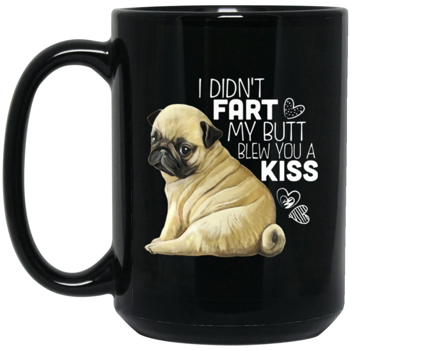 Sad Pug Puppy Dog 11oz Ceramic Coffe Mug Set D9 