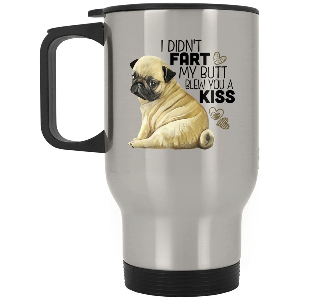 pug travel mug