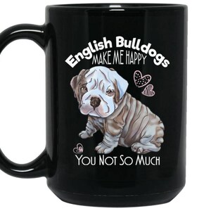 English Bulldog mug, English Bulldog gifts, dog mom, or, dog dad, dogfather, Funny English bulldog mug, cute puppy mug