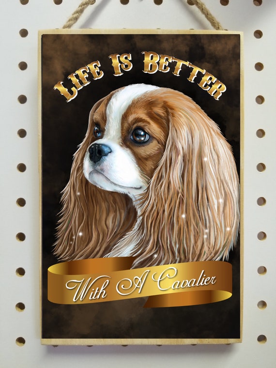 etsy cavalier king charles spaniel