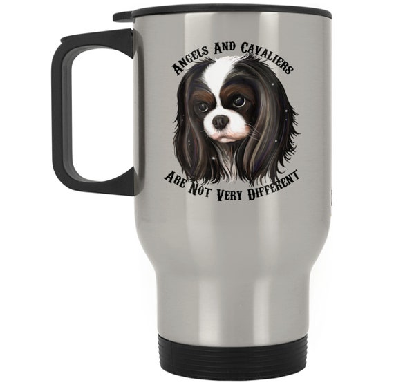 Cavalier King Charles Reusable Coffee Cup - Tri Cavalier King Charles Reusable Coffee Cup - Tri