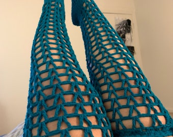 Pattern Only, Lace over the knee sock, crochet plus sized leg warmer, thigh high Sock pattern, BBW Crochet, crochet thigh high sock
