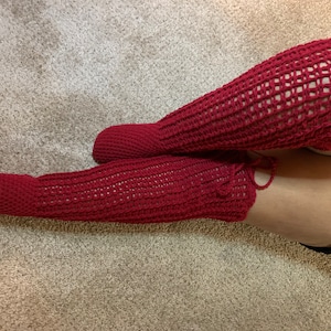 Pattern Only, Queen sized over the knee sock, crochet plus sized leg warmer, thigh high Sock pattern, BBW Crochet, crochet thigh high sock