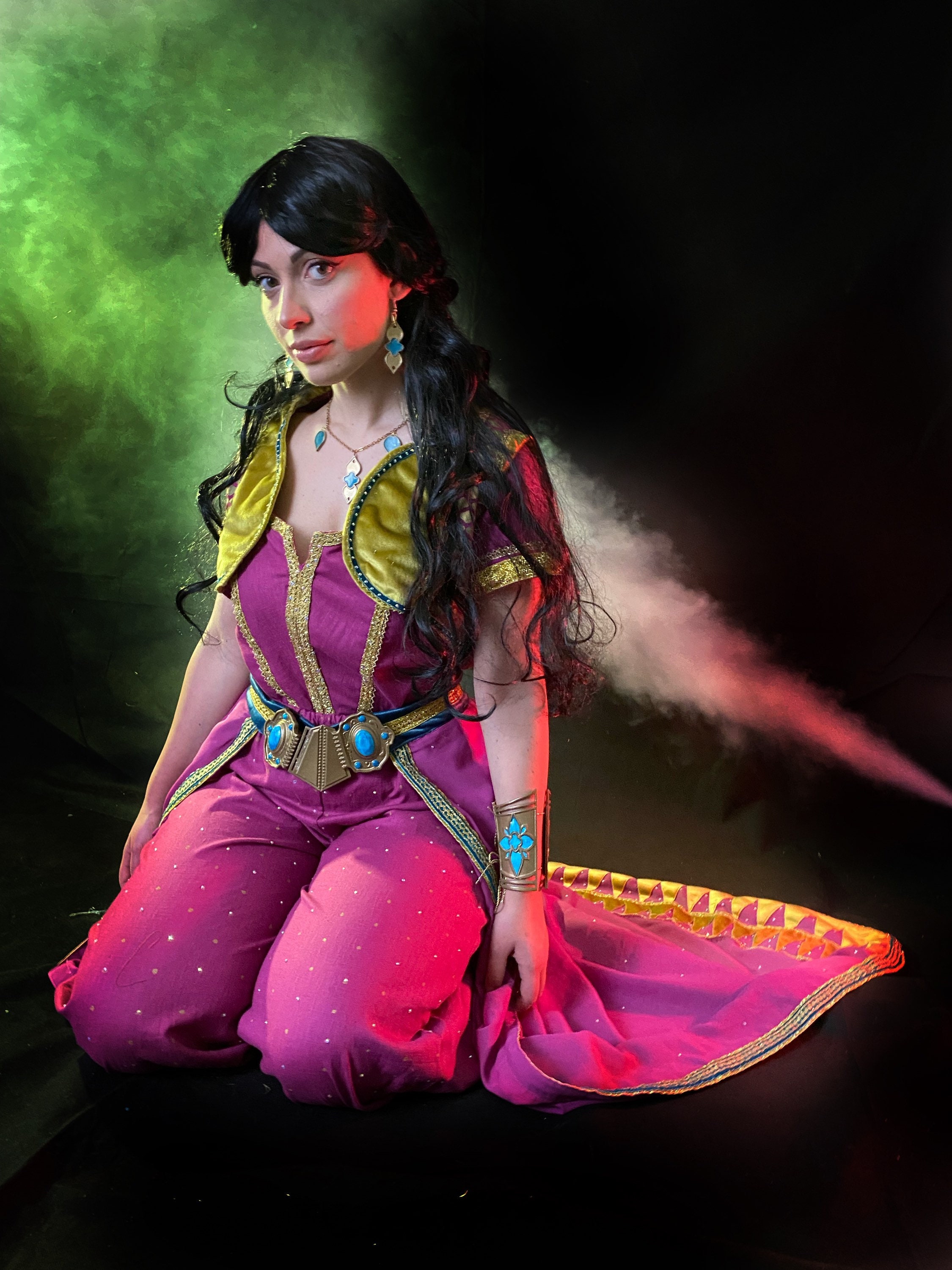 Ragazze Aladdin Principessa Jasmine Costume Costume Cosplay