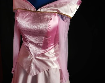 Aurora Princess Cosplay, Sleeping Beauty dress, alta qualità personalizzabile. Disnet dress